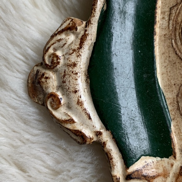 Vintage poppy floral Victorian serving tray - Picture 4 of 9